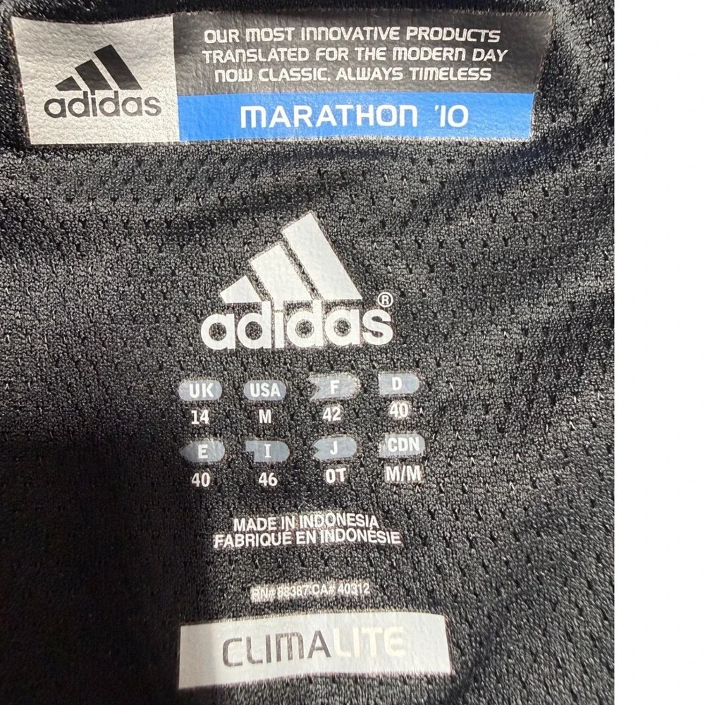 adidas Marathon 10 Running‎ Shorts Womens Medium Black Climalite Athletic Gym